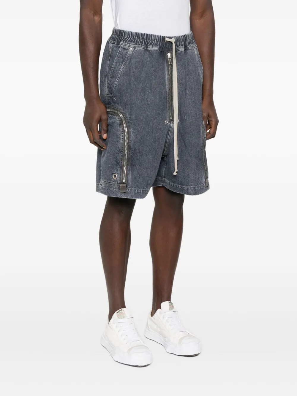 RickOwensFOGPOCKET★46★RR01C4724CVSL RICK OWENS DRKSHDW - Women Denim Fog Boxer Shorts – Atelier