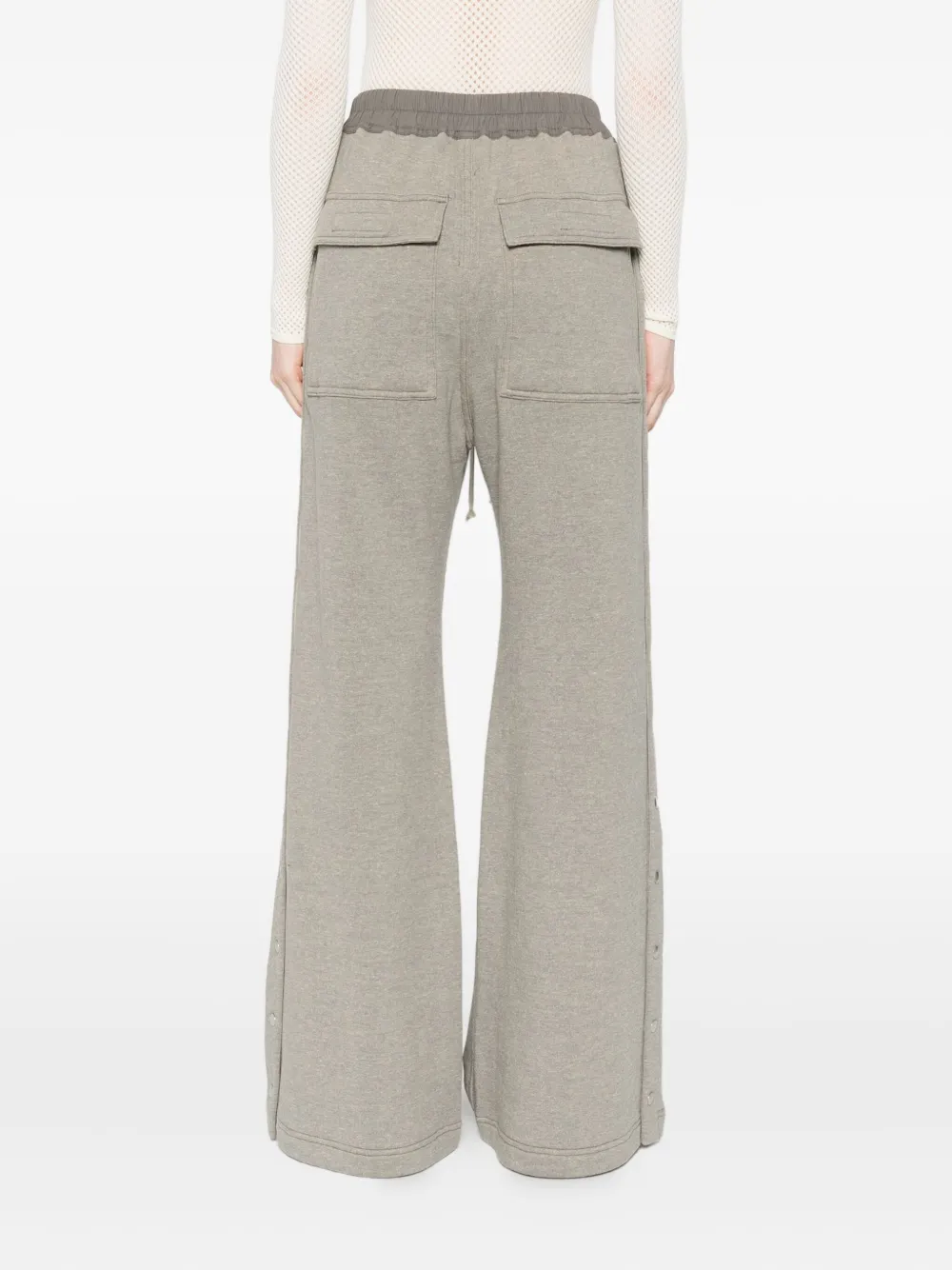 Rick Owens Drkshdw Drawstring Trousers In Brown