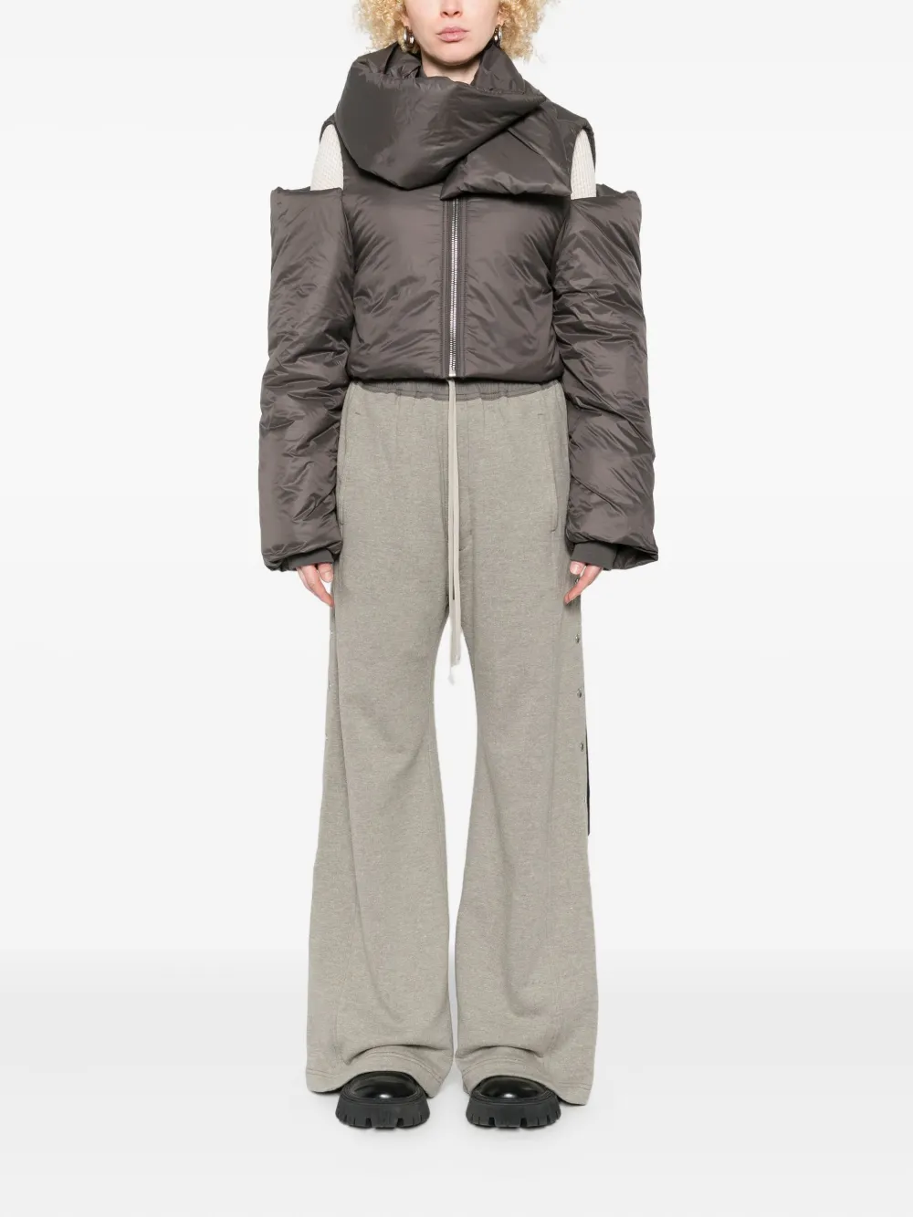 Rick Owens DRKSHDW Broek met trekkoord - Grijs
