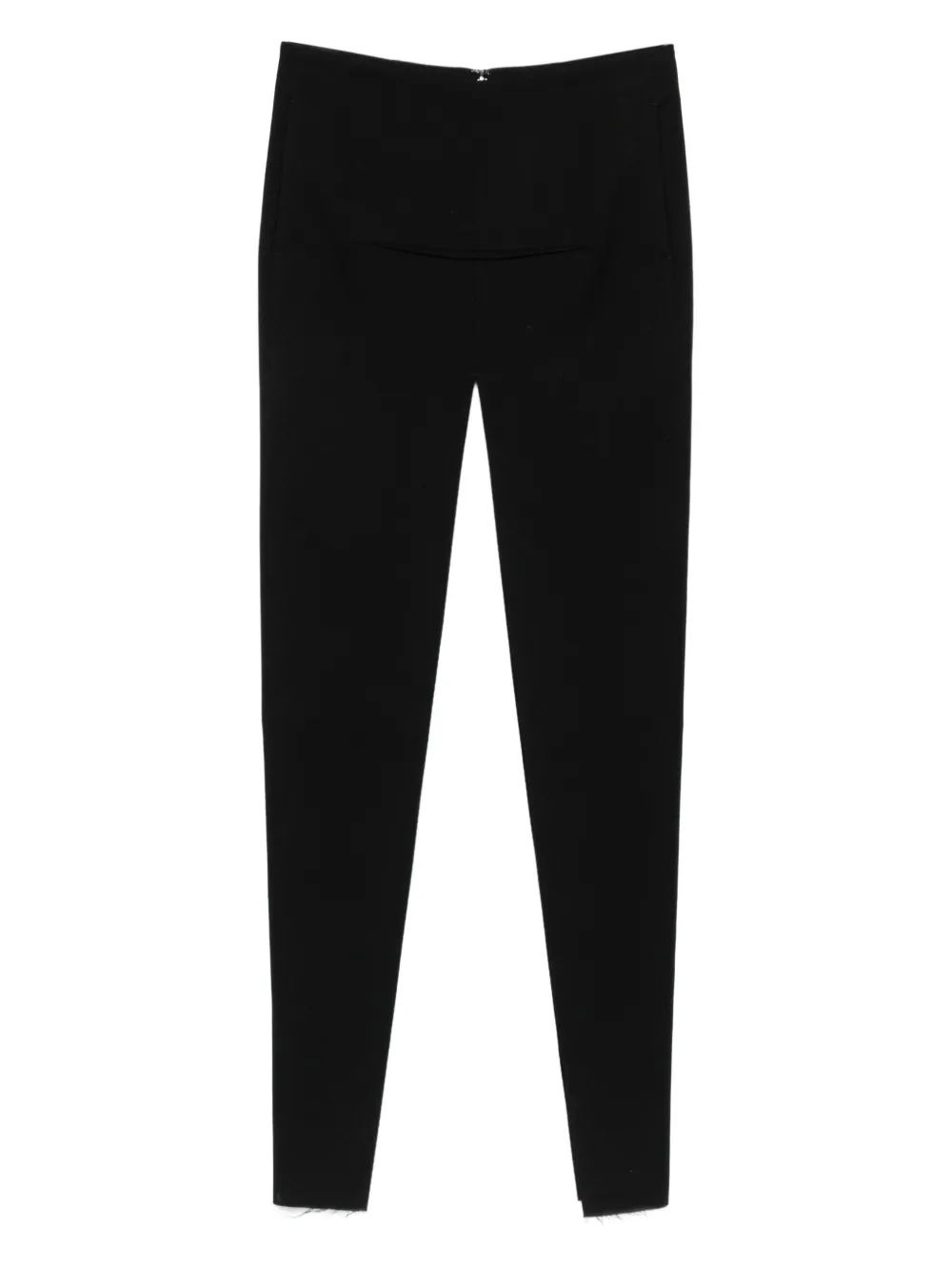 Rick Owens Side-slit Maxi Skirt In Black