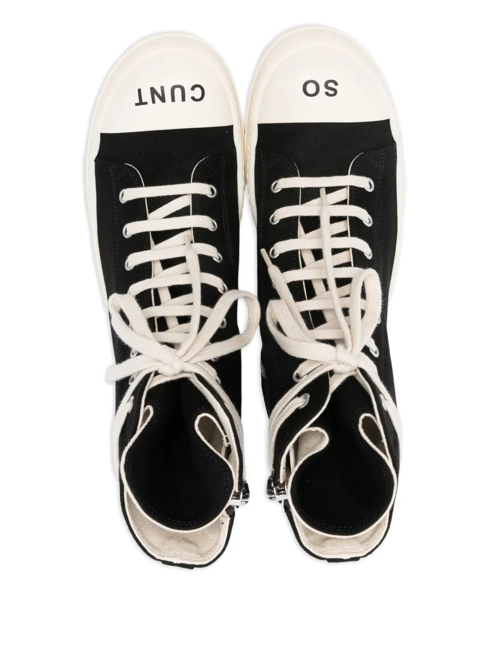Rick Owens DRKSHDW Hollywood sneakers Zwart