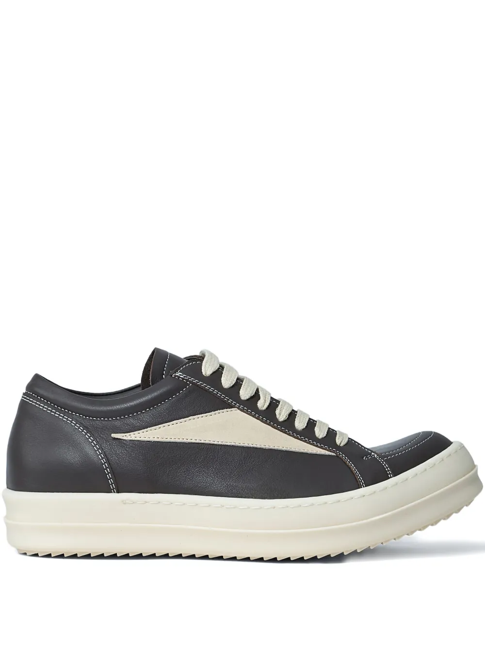 Rick Owens Sneakers met suède vlakken Zwart