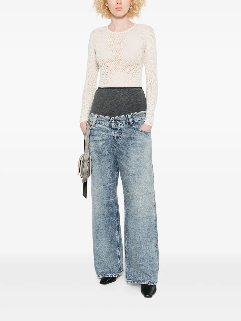 Diesel acid-wash jeans - Blauw
