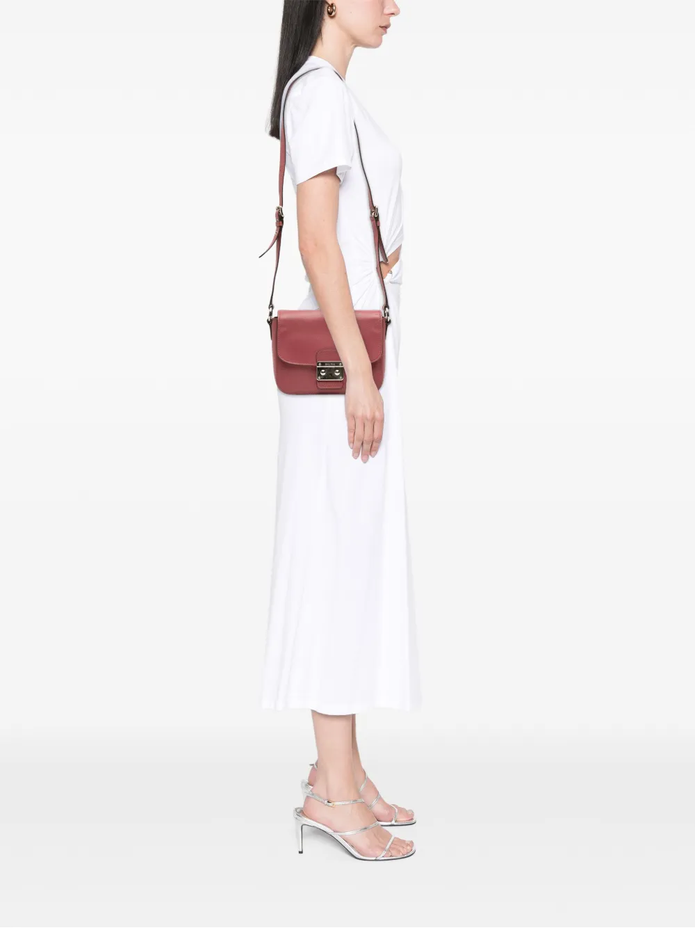 Miu Miu Pre-Owned 2010 Leather Madras crossbody bag | Pre-Owned | Image 2