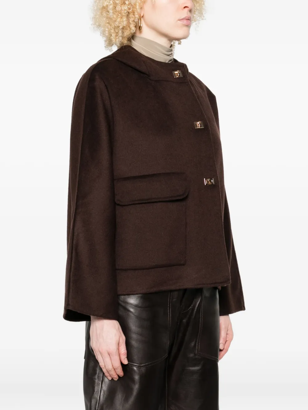Ba&sh Hooded Patch-pocket Jacket In Multi