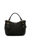 Prada Pre-Owned 2010-2025 Tessuto Canapa Logo satchel - Black