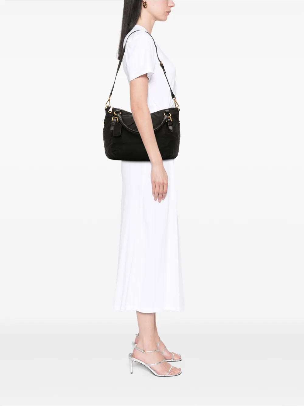 Prada Pre-Owned 2010-2025 Tessuto Canapa Logo satchel | Pre-Owned | Image 2