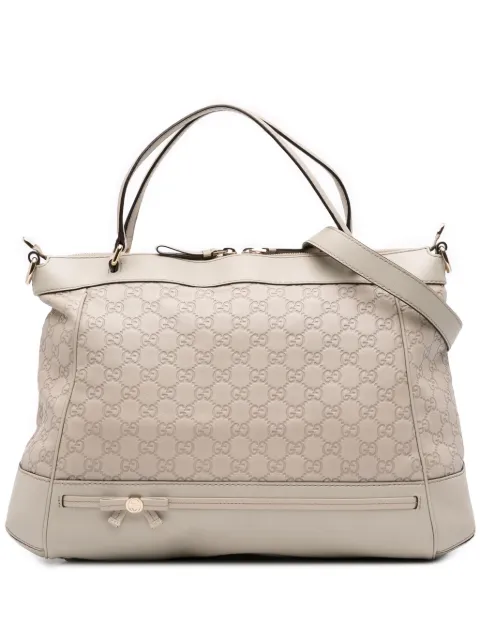 Gucci Pre-Owned 2016-2025 Guccissima Mayfair satchel