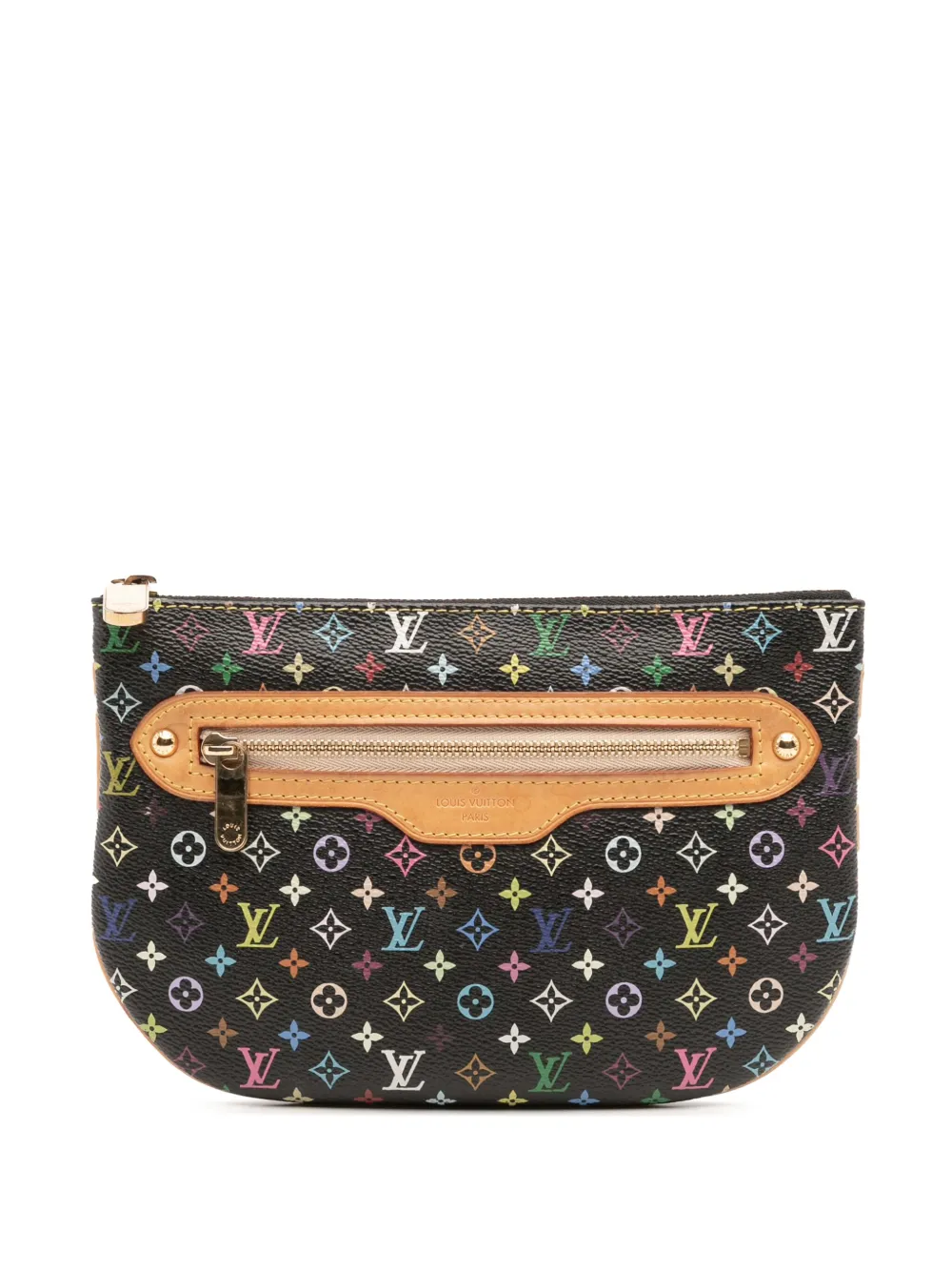 Louis Vuitton Pre-Owned 2006 Monogram Multicolore Pochette Plate GM pouch | Black | Image 1