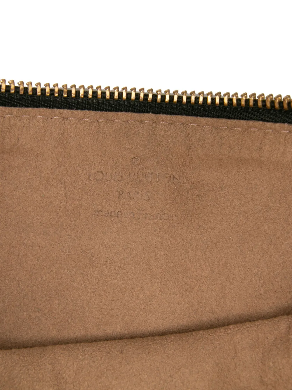 Pre-owned Louis Vuitton 2006 Monogram Multicolore Pochette Plate Gm Pouch In Black