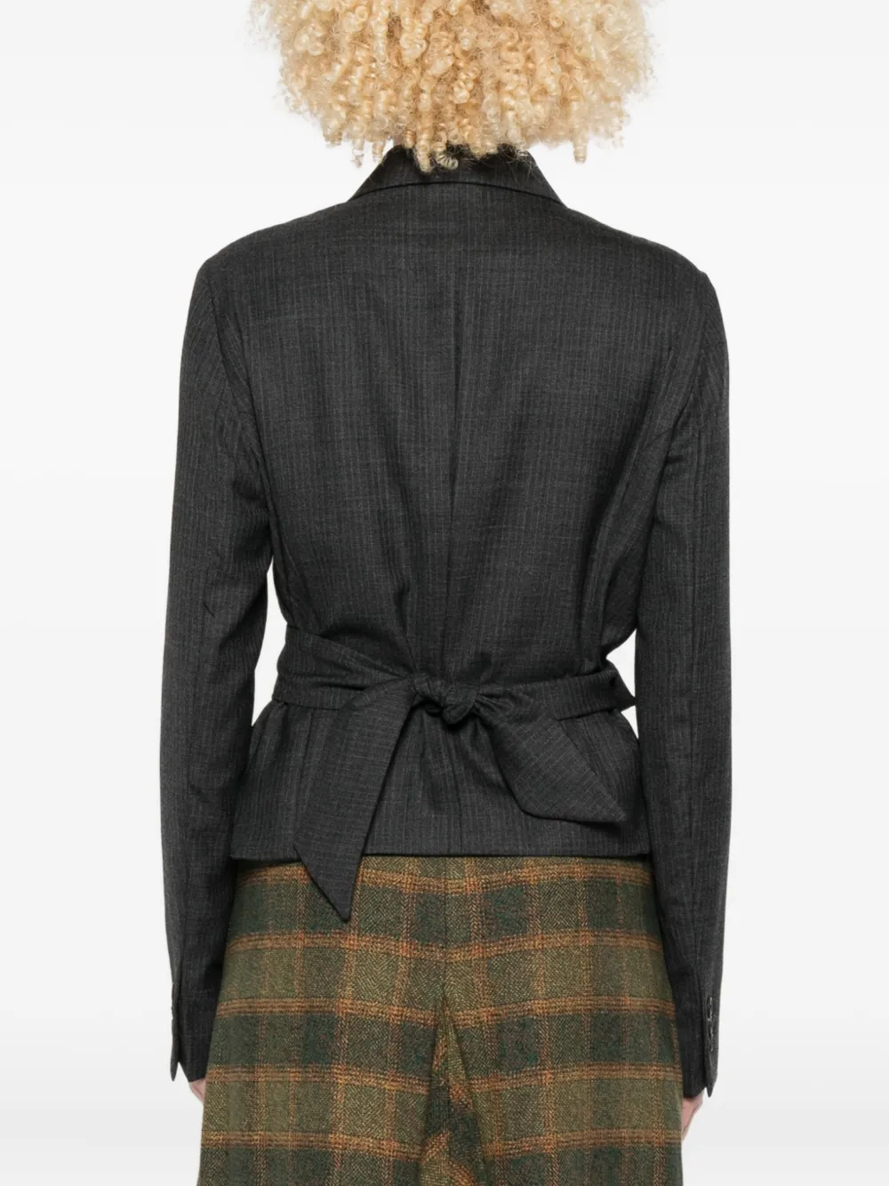 Our Legacy Herringbone Wool Jacket In Gray