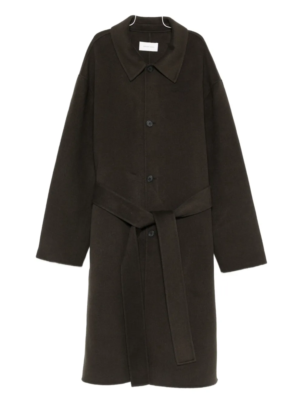 Berner Kühl belted single-breasted coat | Brown | Image 1
