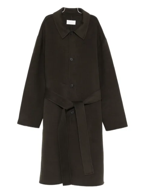 Berner Kühl belted single-breasted coat