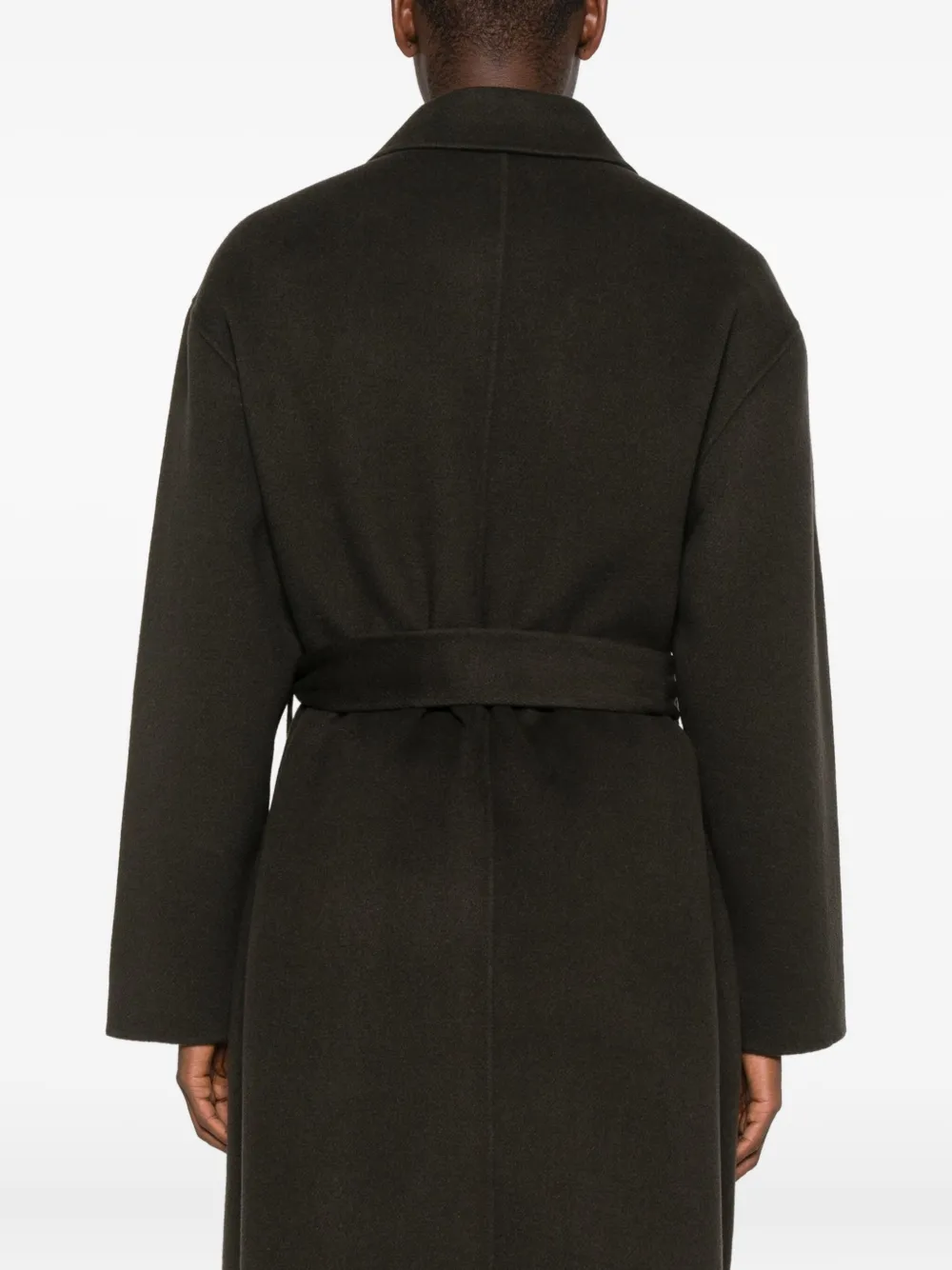 Berner Kuhl Belted Single-breasted Coat In Black