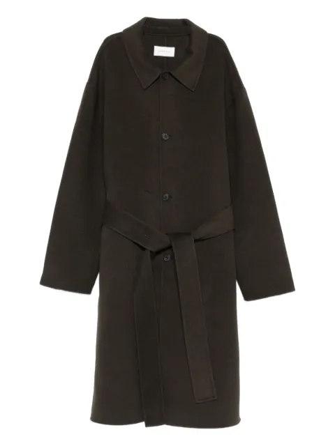 Berner Kühl belted single-breasted coat