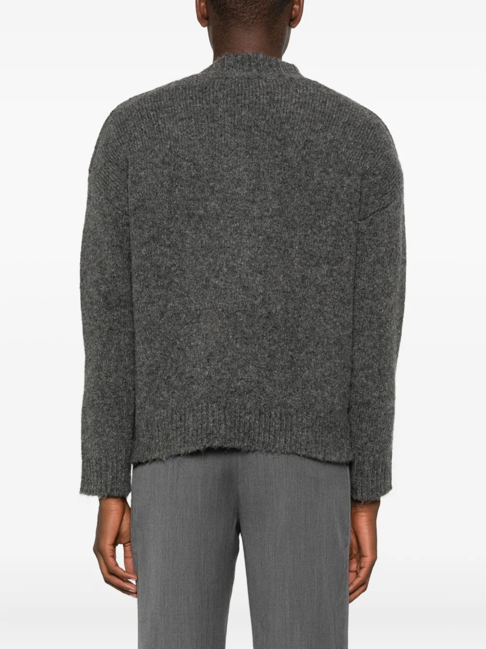 ENTIRE STUDIOS Trui met geborsteld effect Grijs