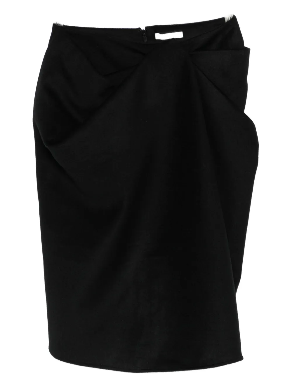 Entire Studios Asymmetric Skirt In Black