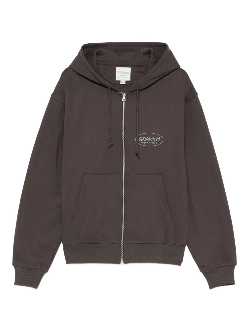 Gramicci hoodie con cierre | marrón | Image 1