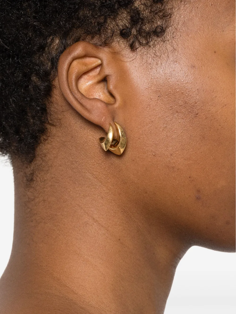  Panconesi Sculptural Earrings - Gold 