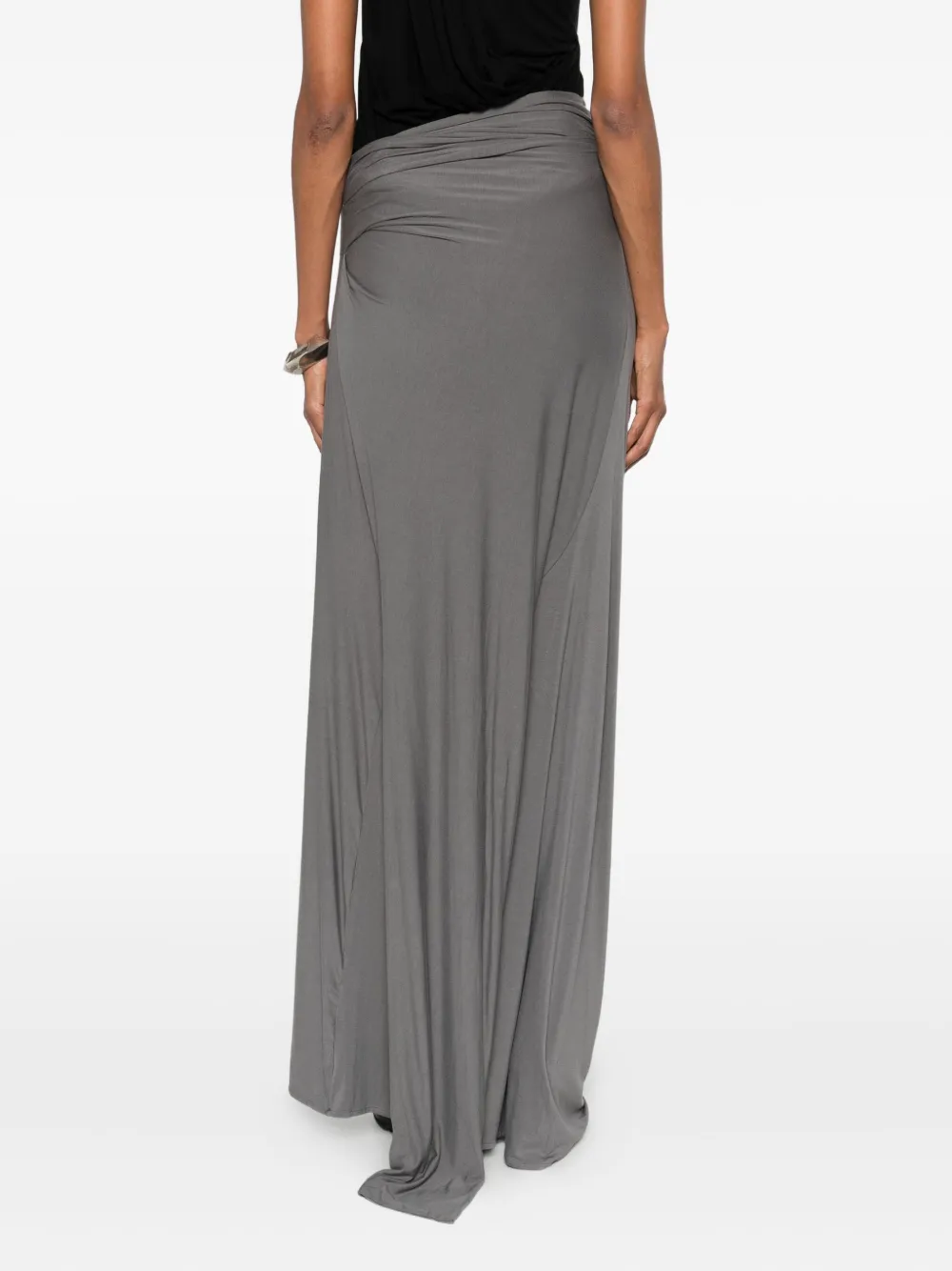Entire Studios Asymmetric Skirt In Gray