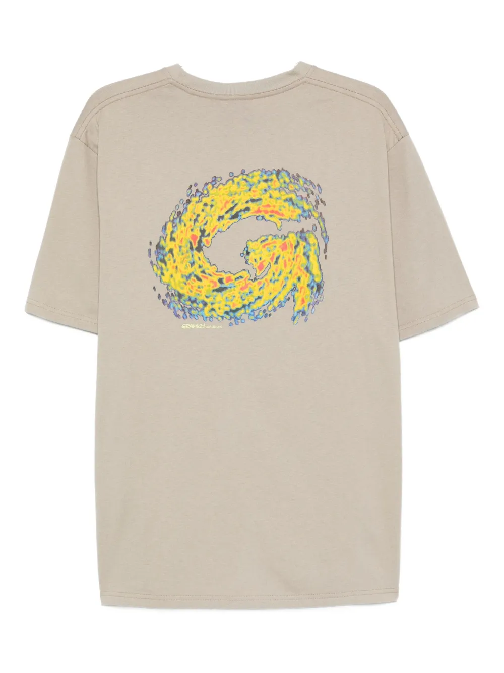 Gramicci logo-print t-shirt - Beige