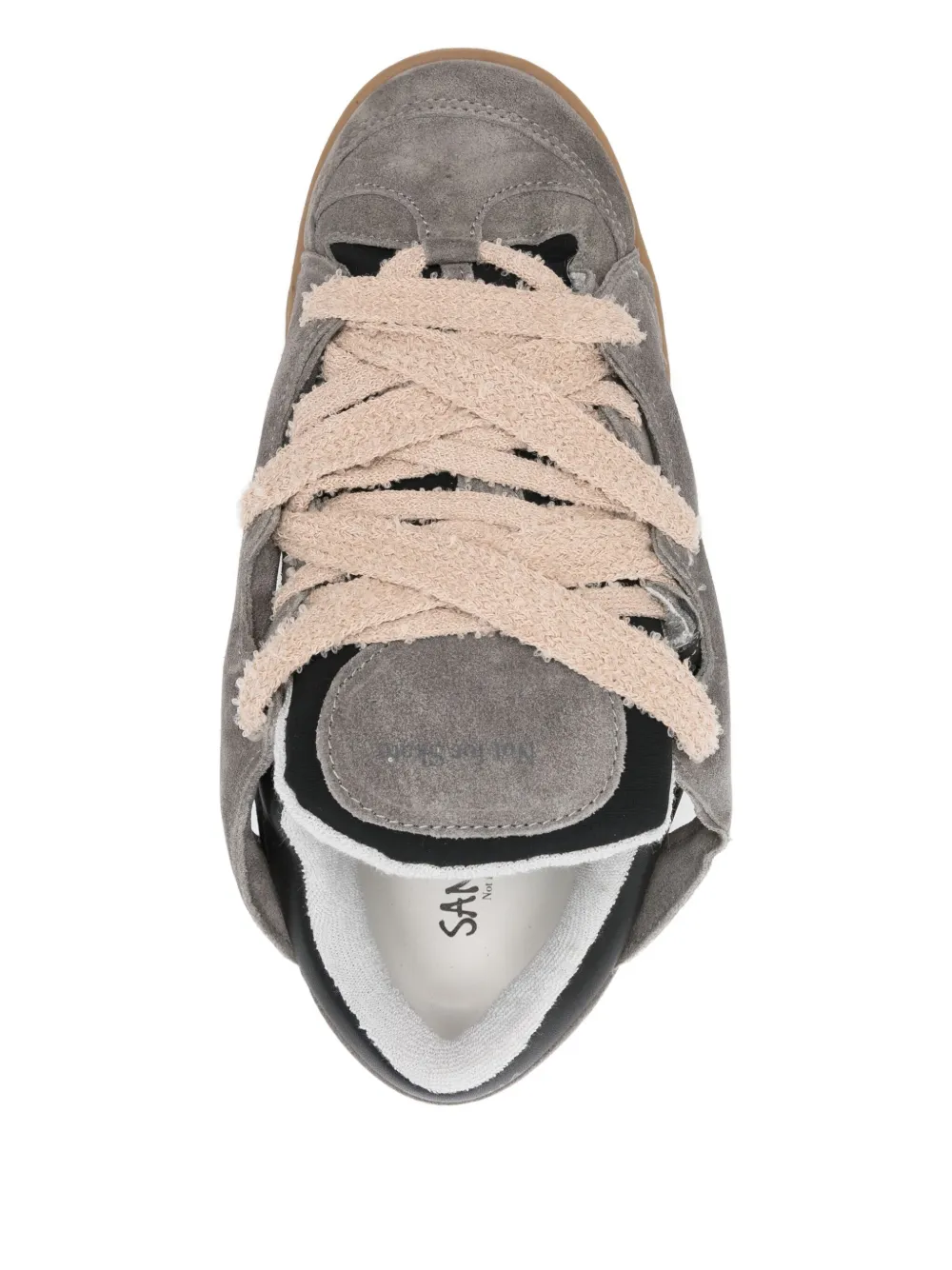 SANTHA Sneakers met uitgesneden details Grijs