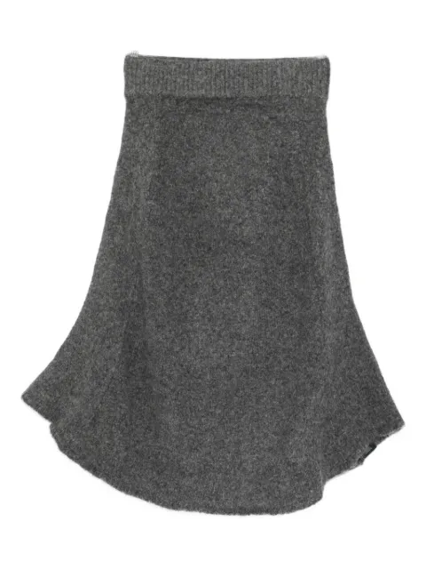 ENTIRE STUDIOS ribbed A-line skirt