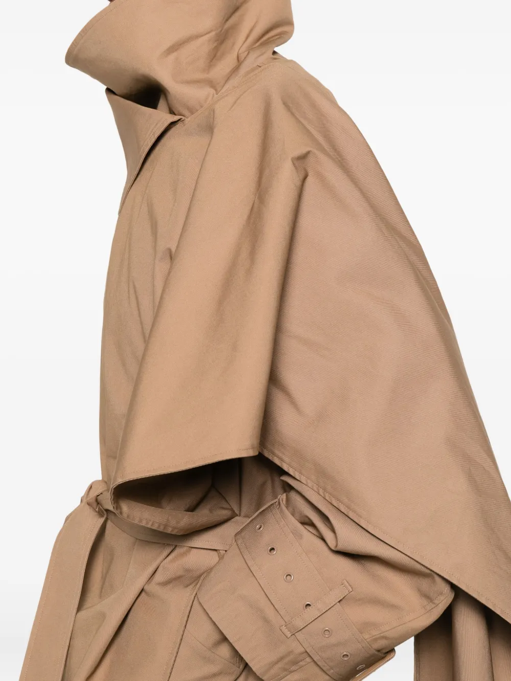 ENTIRE STUDIOS Jas met ceintuur Beige