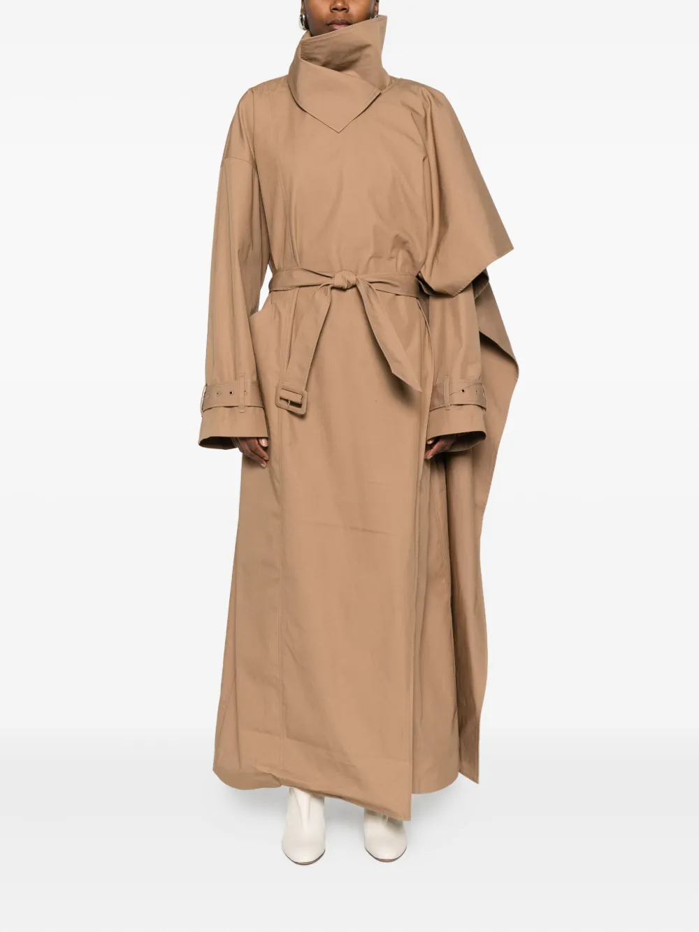 ENTIRE STUDIOS Jas met ceintuur - Beige