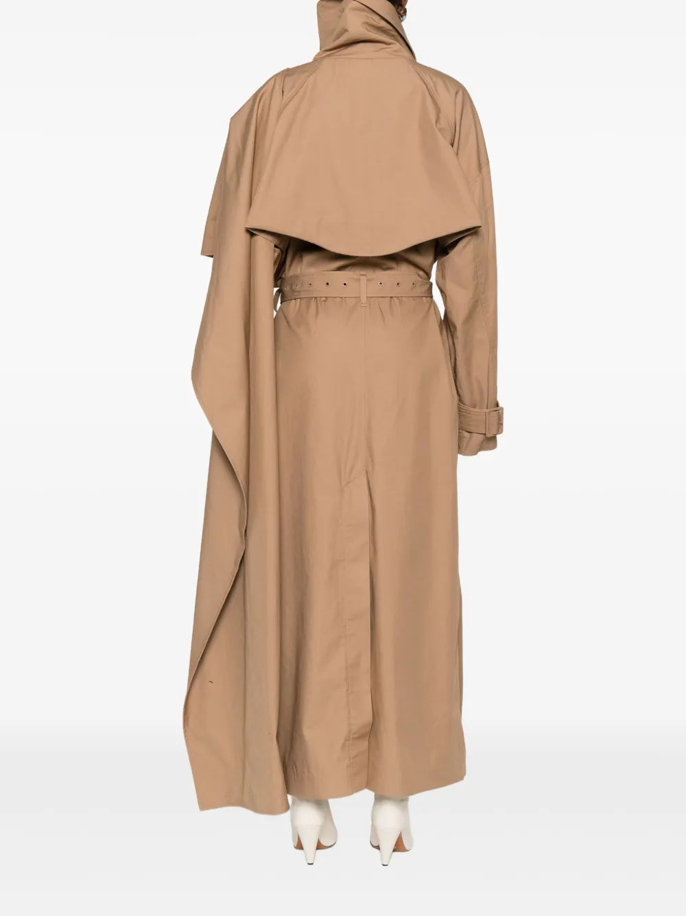 ENTIRE STUDIOS Jas met ceintuur Beige