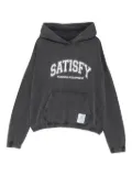 Satisfy arched-logo hoodie - Grey