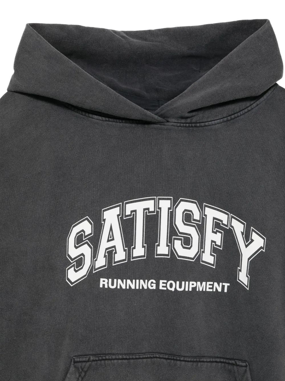  Satisfy Arched-logo Hoodie - Grey 