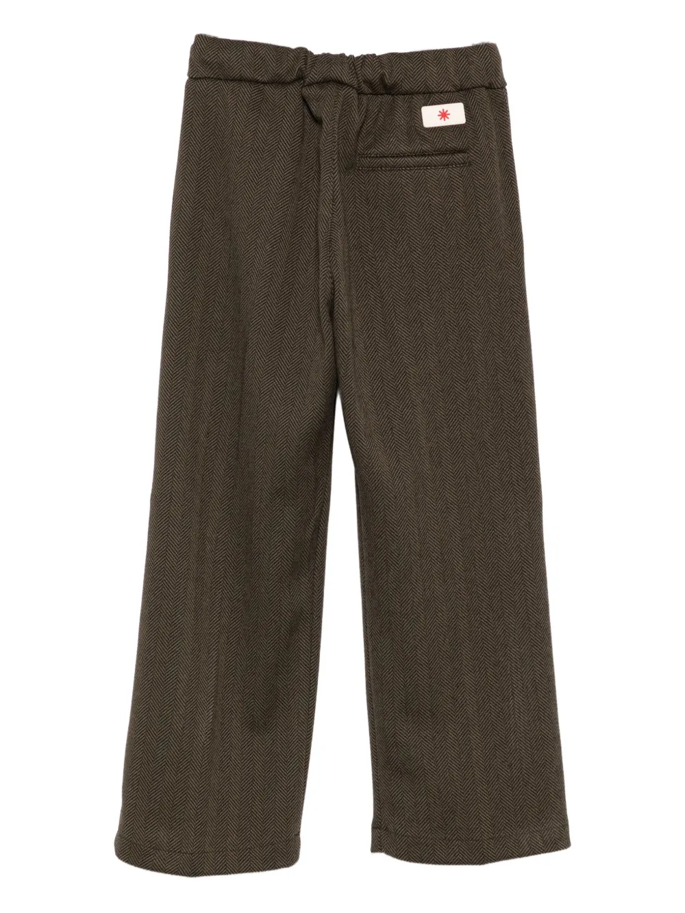 Manuel Ritz pantalones con motivo de espiga y cordones | Pantalones casual | Image 2