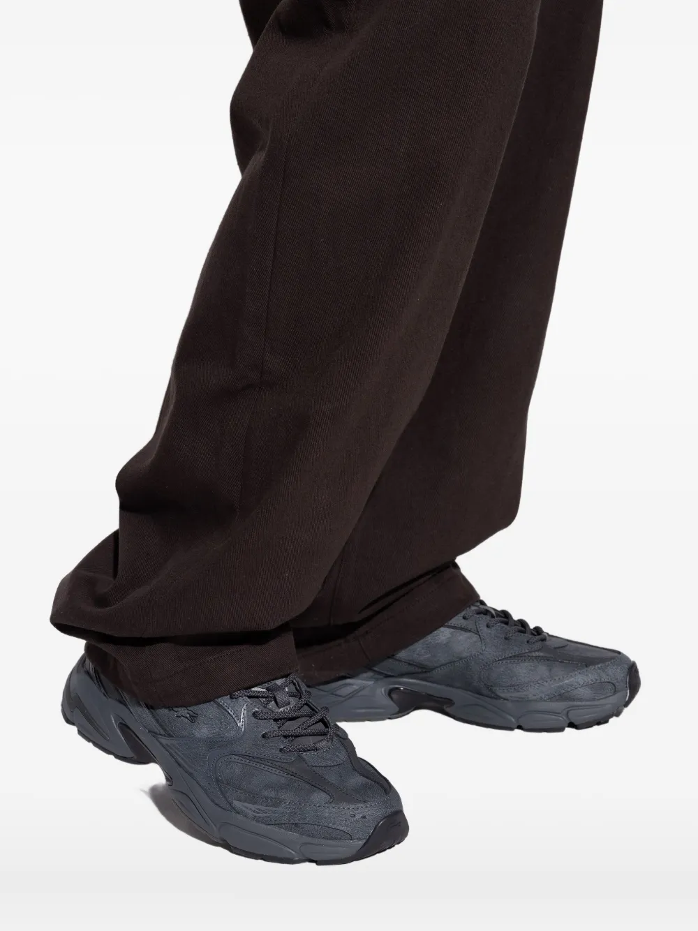 Lacoste Storm 96 sneakers met logopatch Grijs