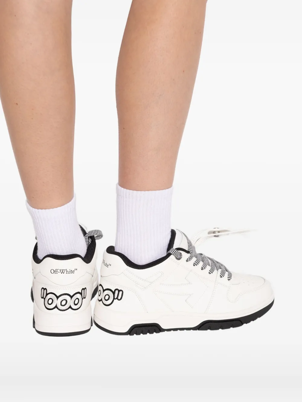 Off-white "ooo" Sneakers In White