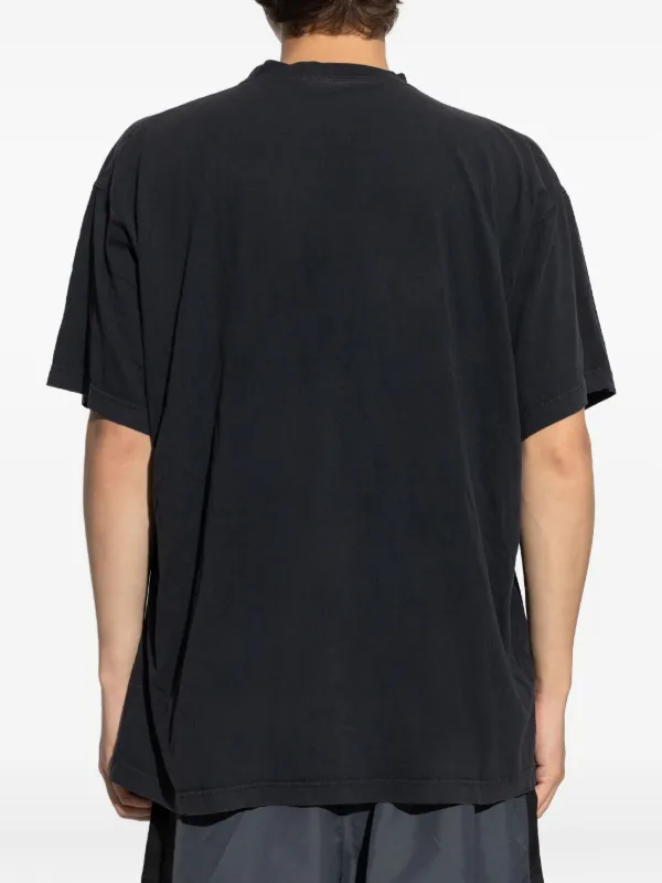 Balenciaga Loop Sports Icon logo-print T-shirt | Black | FARFETCH