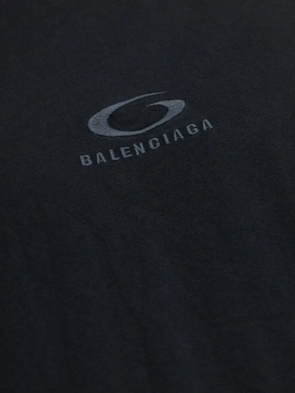 Balenciaga Loop Sports Icon logo-print T-shirt | Black | FARFETCH CA