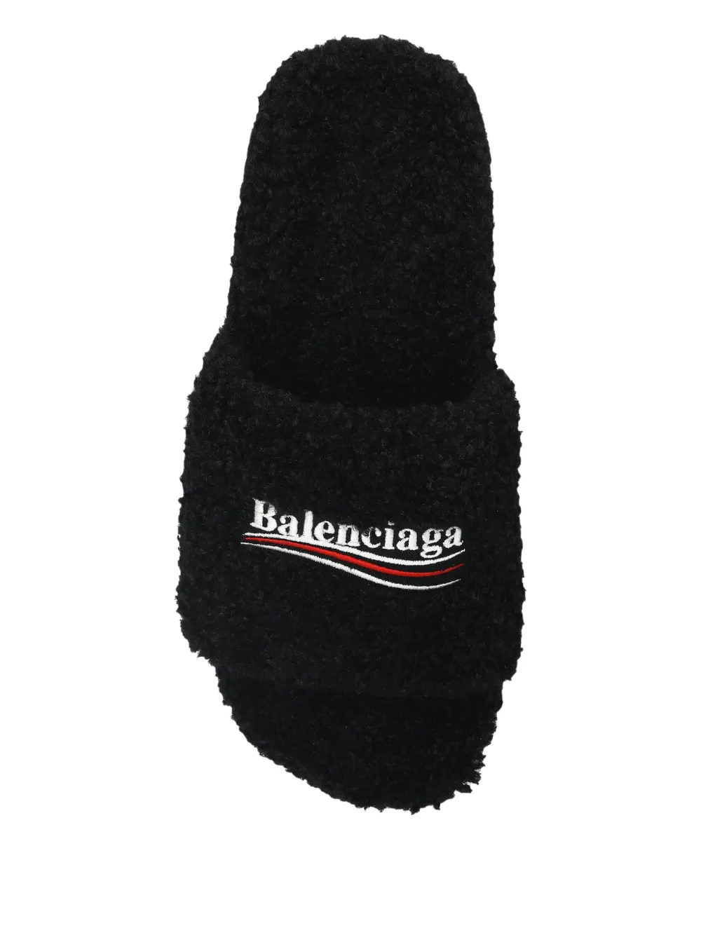 Balenciaga sandalen met geborduurd logo Zwart