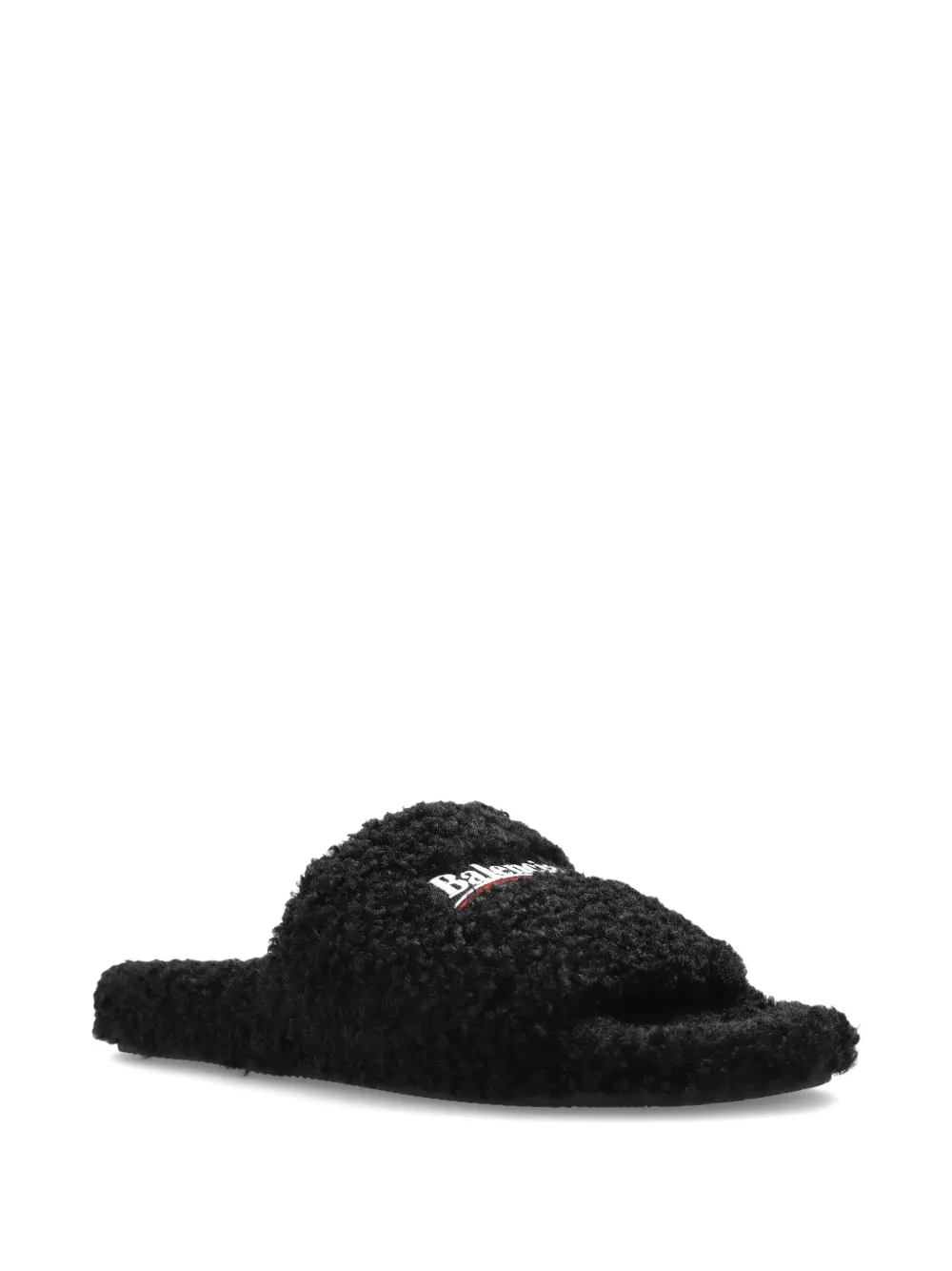 Balenciaga sandalen met geborduurd logo Zwart
