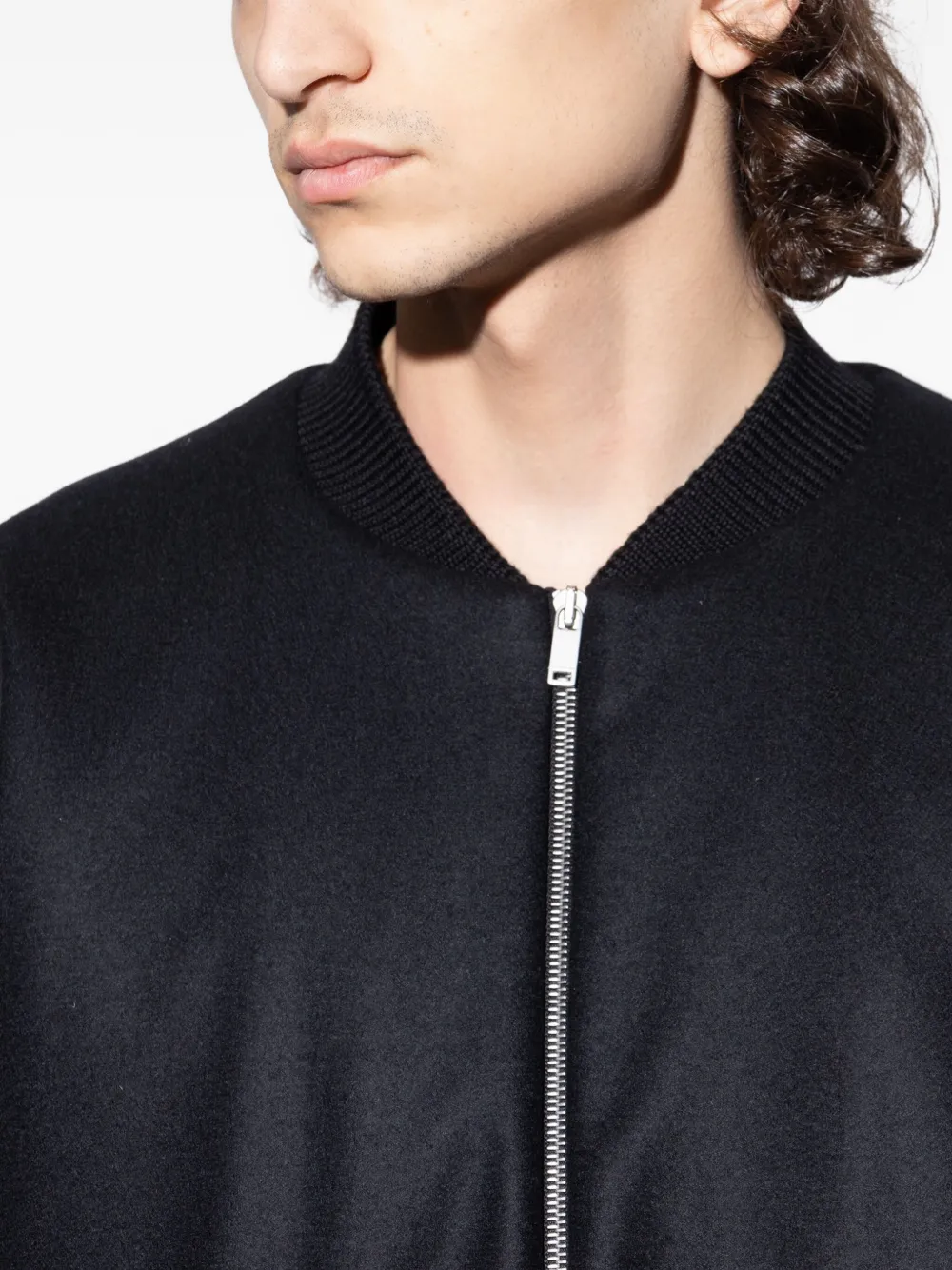 Stone Island Honkbalpet met logopatch Zwart