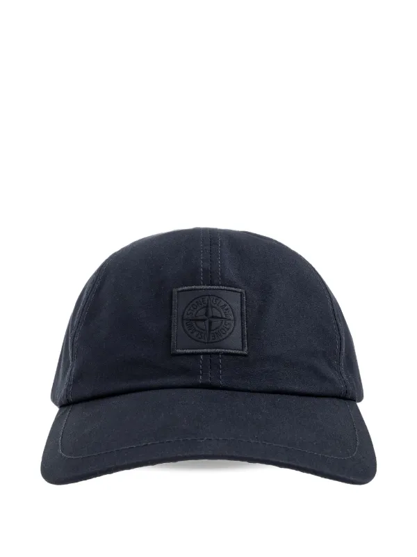 Stone Island ロゴ キャップ | ブラック | FARFETCH JP