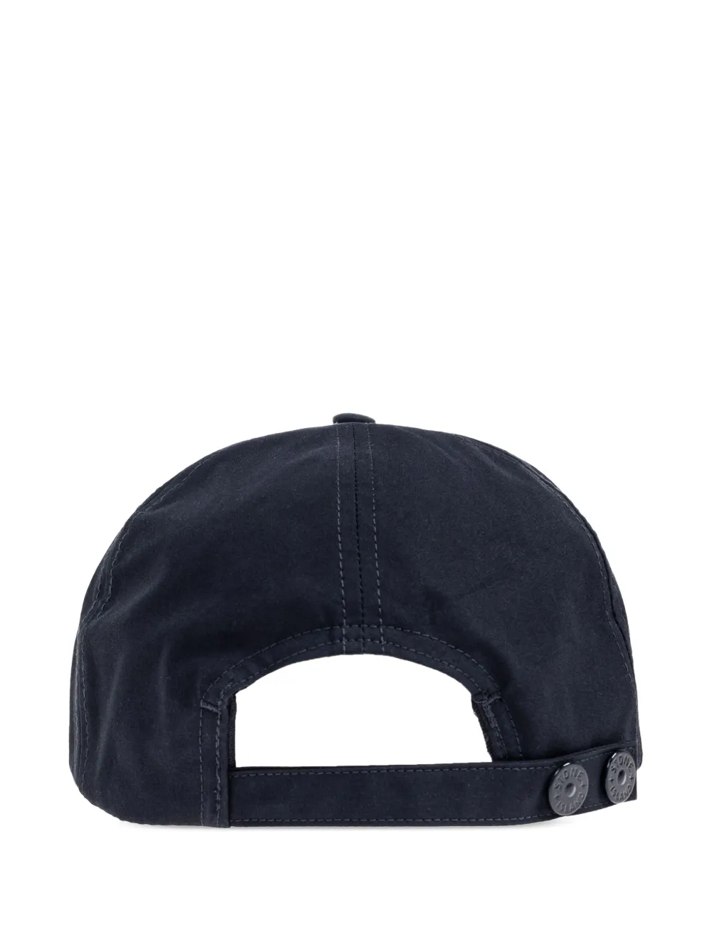 Stone Island logo-patch baseball cap - Zwart
