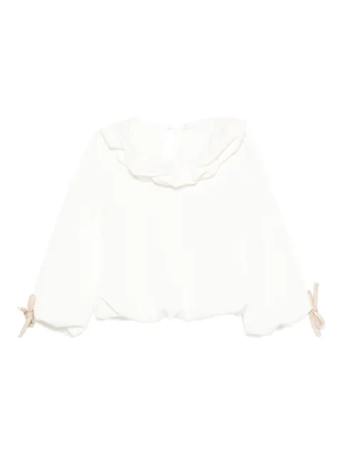 Miss Grant Kids frill-collar blouse