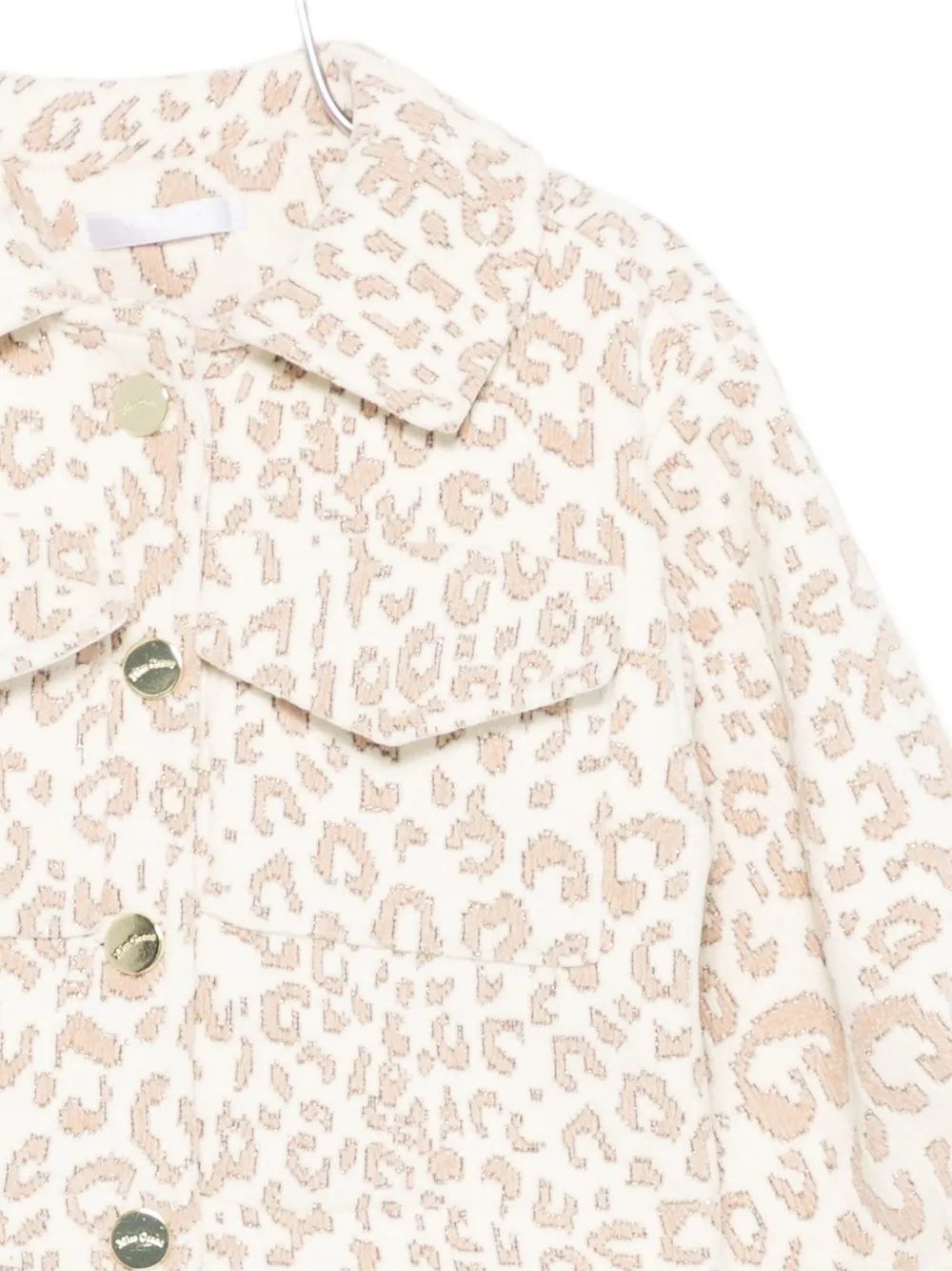 Miss Grant Leopard-print Button Jacket In Neutral