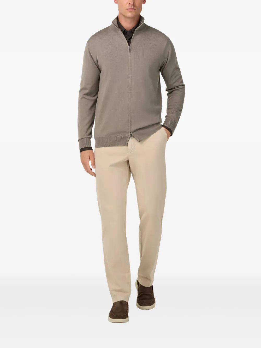 Boggi Milano full-zip wool cardigan | Cardigans | Image 2