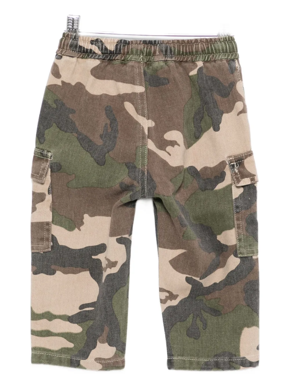 Miss Grant Camouflage Cargo Trousers In Green