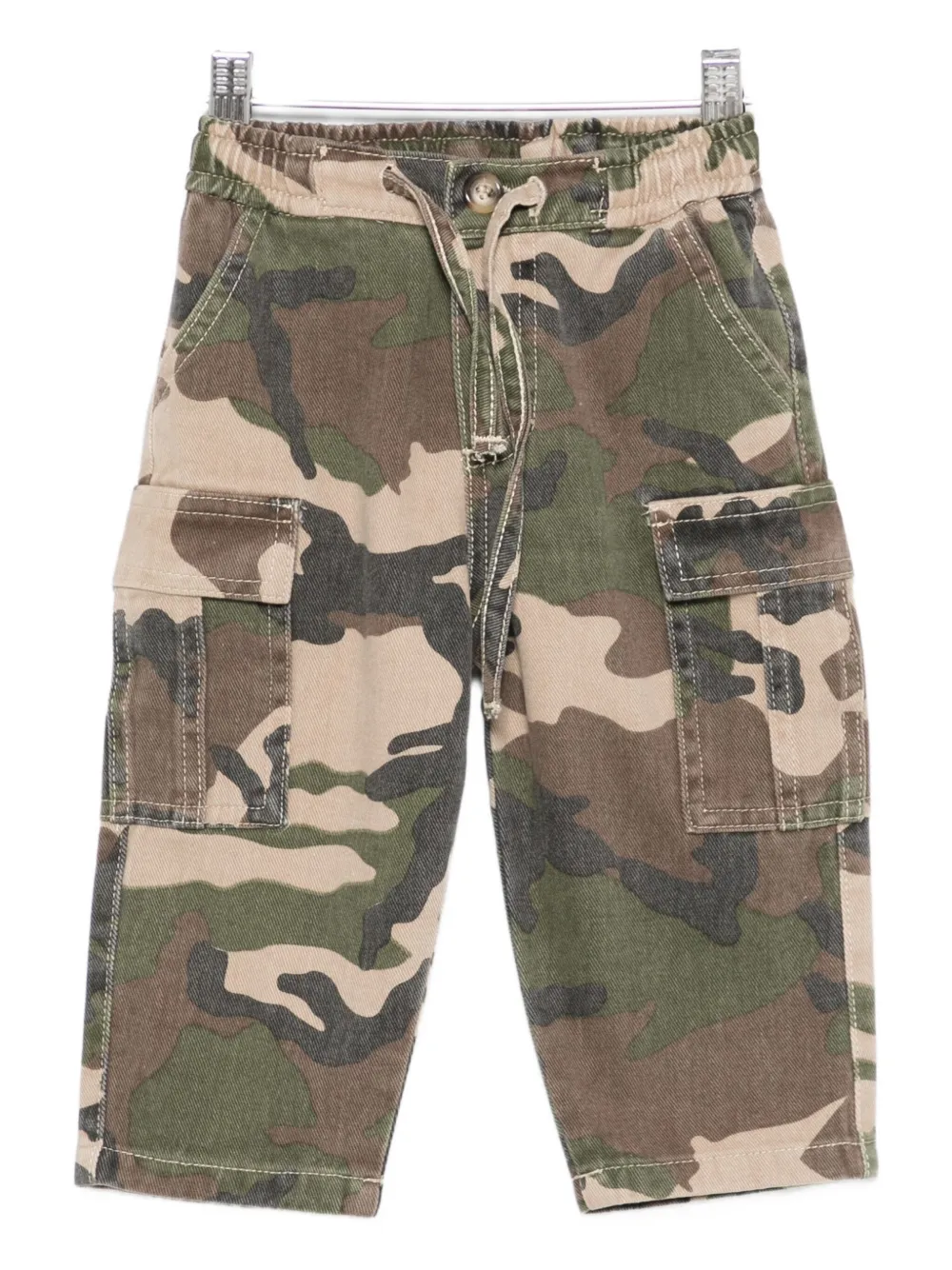 Miss Grant Camouflage Cargo Trousers In Green