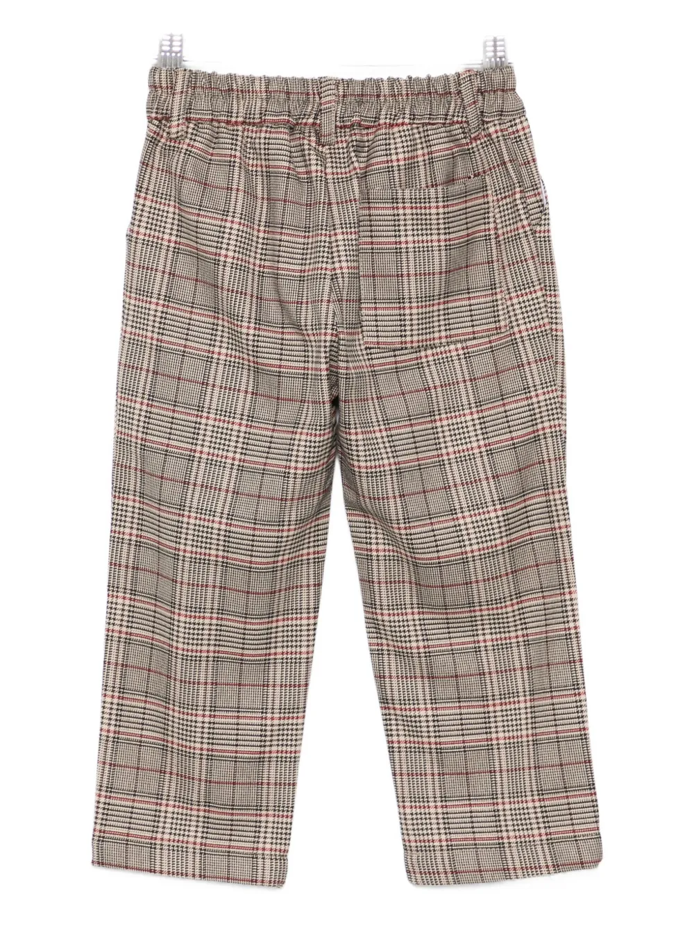 Miss Grant Plaid-pattern Elastic-waist Trousers In Multi