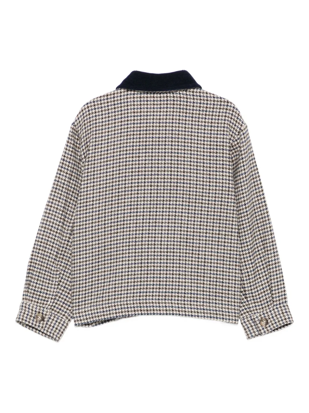 Miss Grant Kids  houndstooth-pattern collared shirt | Shirts | Image 2