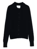 Lisa Yang buttoned classic-collar cardigan - Blue